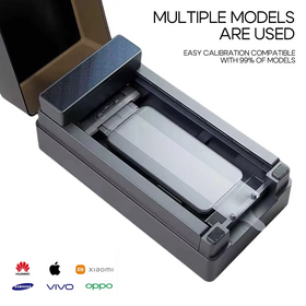 Protecteur d'écran automatique applicateur pleine couverture verre trempé ROHS certifié pour iPhone pour Samsung pour appareils Xiaomi