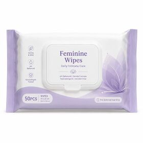 Natural chamomile soothing feminine care wipes for daily dating postpartum women private cleaning
