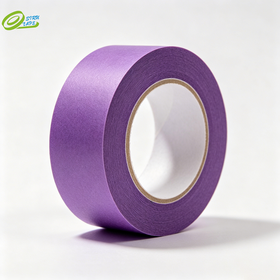 W029 Smooth Purple Low Adhesive Masking Tape No Residue Interior Wall Decor Use