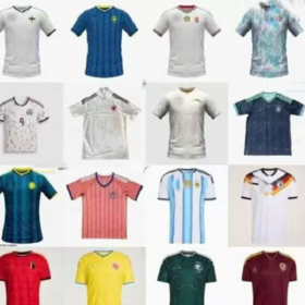 Custom Soccer Jerseys 2026 World Cup Edition, Men's Football Shirt Set, Breathable Match Uniform with Name & Number Printing