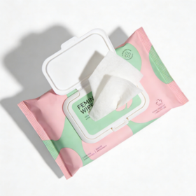 Newly style Bestseller Unscented Cleansing and Refreshing Feminine Wet Wipes for the Intimate Area