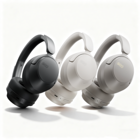 QCY H3S Wireless Headphones, 7-Mic 43dB Hybrid ANC, 102H Playtime support OEM/ODM Dual Driver Bluetooth 6.0 with Hi-Res Audio