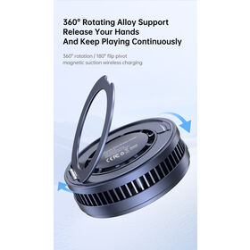 2026 Top Rated 25W Cooling QI2.2 Magnetic Wireless Charger with 360 Degree Rotation Mobile Phone Holder for Smart Devices