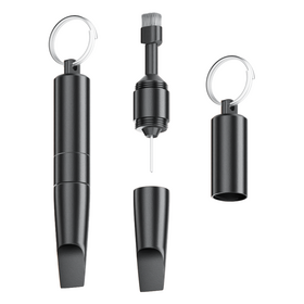 3-in-1 Keychain Tool SIM Card Pin Cleaner Brush Multi-Functional Portable Screwdriver for Phone Crevices SIM Card Eject