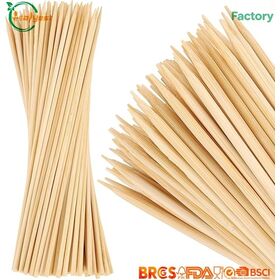 Grado alimenticio disponible del precio de fábrica del Bbq de los pinchos de bambú