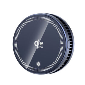 Original Factory QI2.2 25W Magnetic Wireless Cooling Charger with 360 Degree Rotation Mobile Phone Holder for Modern Smartphone