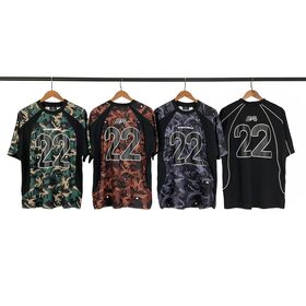 Star Camo Reflective Football Jersey 2026 Fashion Streetwear cheap Wholesale