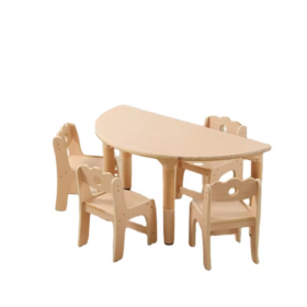 2026 Wholesale Kids Kindergarten Wooden Furniture Study Table and Chair Kids Table and Chairs Sets