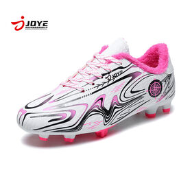 Profesional personalizado Fg/Tf profesional entrenamiento fútbol zapatos para hombres y mujeres, diseño de lana de invierno, fábrica al por mayor