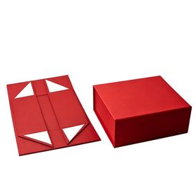 Grosir Kotak Hadiah Magnetik Satu Potong, Kecil, Sedang, dan Besar, Logo Kustomisasi, Tutup Flip-Top, Kemasan Hadiah Lipat