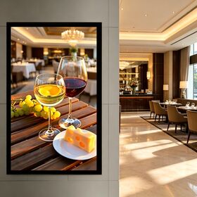 Electronic LCD Digital Signage 32-65" 4K Wall Mounted Touch Advertising Player for Retail and Business