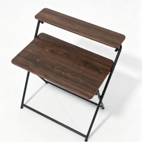 Bureau d'ordinateur industriel pliable moderne pour petit espace