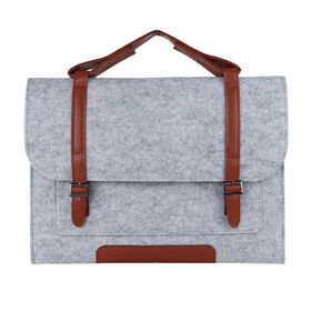 Customized Fashion Felt Laptop Bag Computer Messenger Sleeve Bag Felt Laptop Bags&covers Felt Laptop Sleeve
