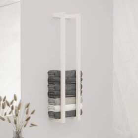 Solid Pine Wood Household Towel Storage Rack