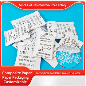 Custom Mini 1-5g Silica Gel Desiccant Packs, Free Samples, Multi-functional Household Chemicals, Moisture-proof and Mildew-resista
