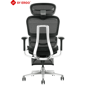 High Back Ergonomic Mesh Office Chair BIFMA Certified 4D Adjustable Headrest Lumbar Support for Executive Comfort
