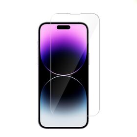Ultra Clear Tempered Glass Screen Protector for iPhone 14 Pro Max Oil Resistant Shockproof Triple Strength