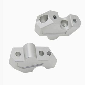 Motorcycle CNC Machined Aluminum Handlebar Risers Durable Construction Easy Installation Vibration Reduction Replacement Part