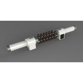 Kabelloses Rollendes Shiatsu Massagegerät mit langem Griff, abnehmbar, Mikrovibrationsdruck, elektrischer Ball-Körpermassagegerät & Fußroller mit Geschwindigkeitsregelung