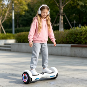 Direct Wholesale Supply 6.5 Inch Hoverboard Electric Self-balancing Scooter LED Wheel Lights, Heavy-Duty for Short-distance Travel