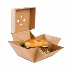 Custom Double Flap Folding Kraft Paper Pet Food Box with Matt Lamination Embossing Recyclable High Quality Delivery Packaging