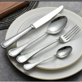 De luxe En Acier Inoxydable Cuisine Couverts Ensemble 4 Pcs Couverts Couteau Cuillère Fourchette Élégant Vaisselle Vaisselle Cadeau Paquet