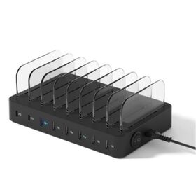 Desktop public smart portable dc electronic multi usb mobile cellphone 8 port charging docking station for multiple devices