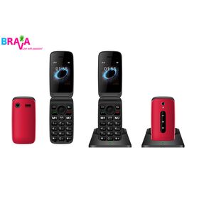 ODM OEM Großhandel GSM 4G Klapphandy mit SOS-Taste und großer Tastatur für ältere Menschen, Dual-SIM-Handy