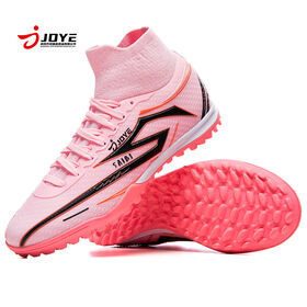 Zapatos de fútbol de mujer para hombre para entrenamiento de competencia de otoño Diseño de uñas largas para hierba artificial Fábrica directa