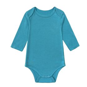Großhandel Langarm Frühling und Herbst Bambusfaser Baby Strampler "Furzkleidung" Eng anliegender Strampelanzug