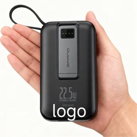 Nuevo producto de tendencia, cargador inalámbrico OEM de carga rápida PD de 22.5W, Power Bank portátil de 10000 mAh para teléfonos móviles