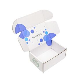 Durable Corrugated Mailer Packaging Box for Dietary Supplements, Gummies and Health Products