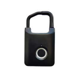 Weatherproof Zinc Alloy Fingerprint Padlock for Luggage Security with Enhanced Tamper Resistance and Auto Unlock Feature