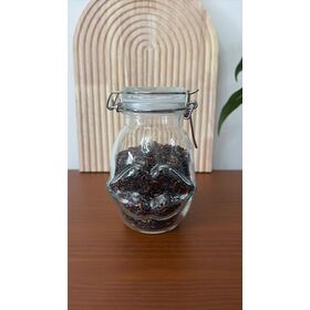 Wholesale Airtight Clear Glass Storage Bottle with Clip Lid Glass Jar