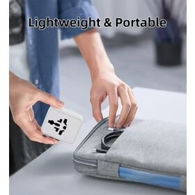High Power GaN Travel Charger Multi USB Ports World Plug Adapter Fast Charging for Business Laptop Cell Phone