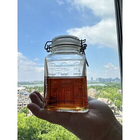 Wholesale Airtight Glass Food Storage Jar With Flip Top Lid