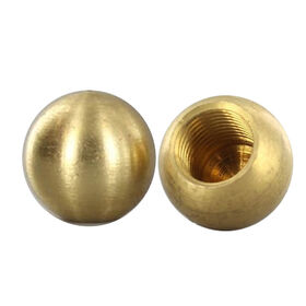 Customized CNC Ornamental Stainless Steel Balls Solid Brass Turned Balls