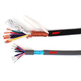 High Quality UL2464 Flexible Shielded Cable 24AWG 28AWG PVC Copper Multi-Conductor Electrical Cable