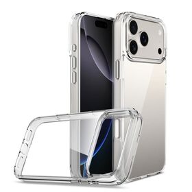 Nuevo diseño anti-caída altamente resistente a los arañazos protector TPU PC teléfono caso para iPhone 17 serie incorporado al botón de la cámara