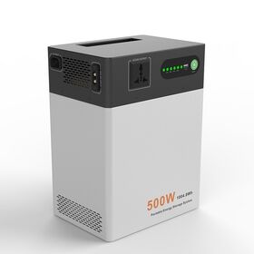 220v pure sine wave backup battery outdoor emergency solar generator portable ups 500w lifepo4 power station for home camping