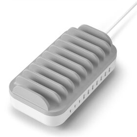 Restaurant public mobile phone multi usb type c charger station desktop electric fast portable 10 port cellphone charging station