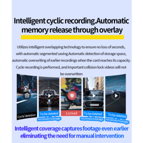 Motorcycle Rearview Mirror Camera Recorder 2K 4K High Definition Footage IP67 Water Resistant Mobile Connectivity