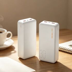 Factory Direct Customized 30000mAh Dual USB PD 22.5W Power Bank Big Capacity Fast Charging for Phones Wholesale