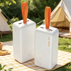 2026 New Outdoor Portable 22.5W Fast Charging 40000Mah Dual Usb Type-C Power Bank for Phones With handle