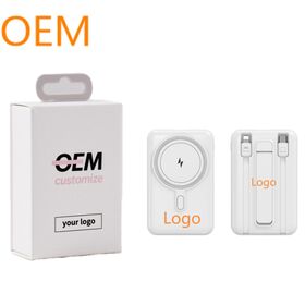 2026 OEM/ODM شعار مخصص بحجم الجيب 10000 مللي أمبير بنك طاقة مغناطيسي لاسلكي pd22.5 واط شحن سريع مع Stander جودة عالية