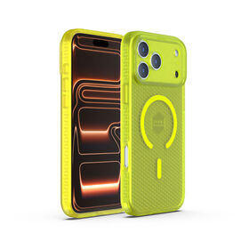 X-ONE Hauteur De Chute 6M 360 Protection Impact Protection Cas Transparent Jaune 3S Magnétique Pour Iphone 18 Pro Max/17 Pro Max