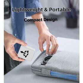 Multi Port GaN Travel Adapter Universal World Plug Fast Charger for International Business and Mobile Devices