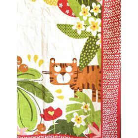 100% cotton Tropical Animal Parrot Printed Cotton Velour print Beach Towel