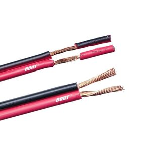 Awm UL2468 Transparent Flat Ribbon Cable 2 Core PVC Insulation Speaker Cable
