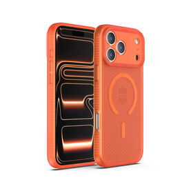 Coque X-ONE Hauteur de Chute 6M Protection Impact 360° Transparente Orange Magnétique 3S pour iPhone 18 Pro Max/17 Pro Max